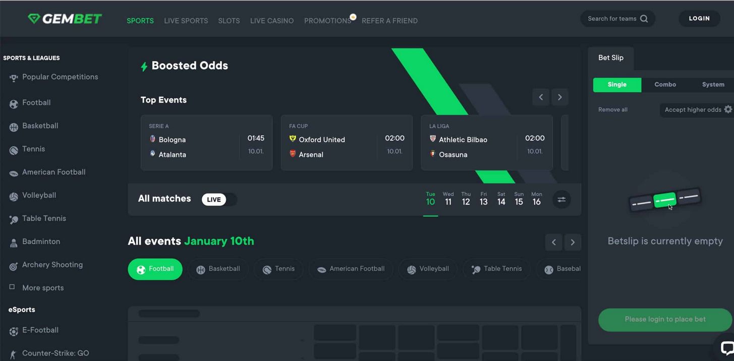 GemBet Gambling enterprise
